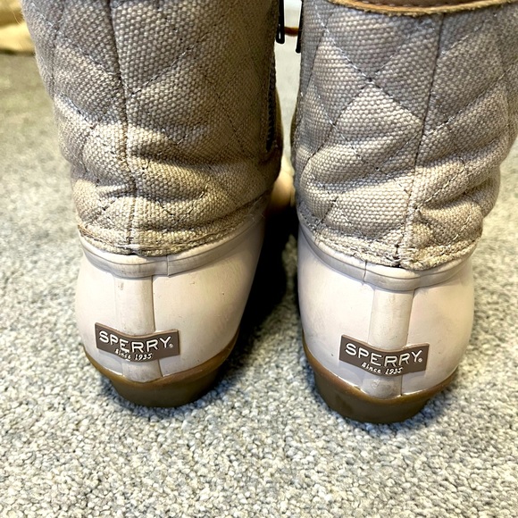 Tan Sperry Duck Boots. Size 7. - Picture 2 of 6